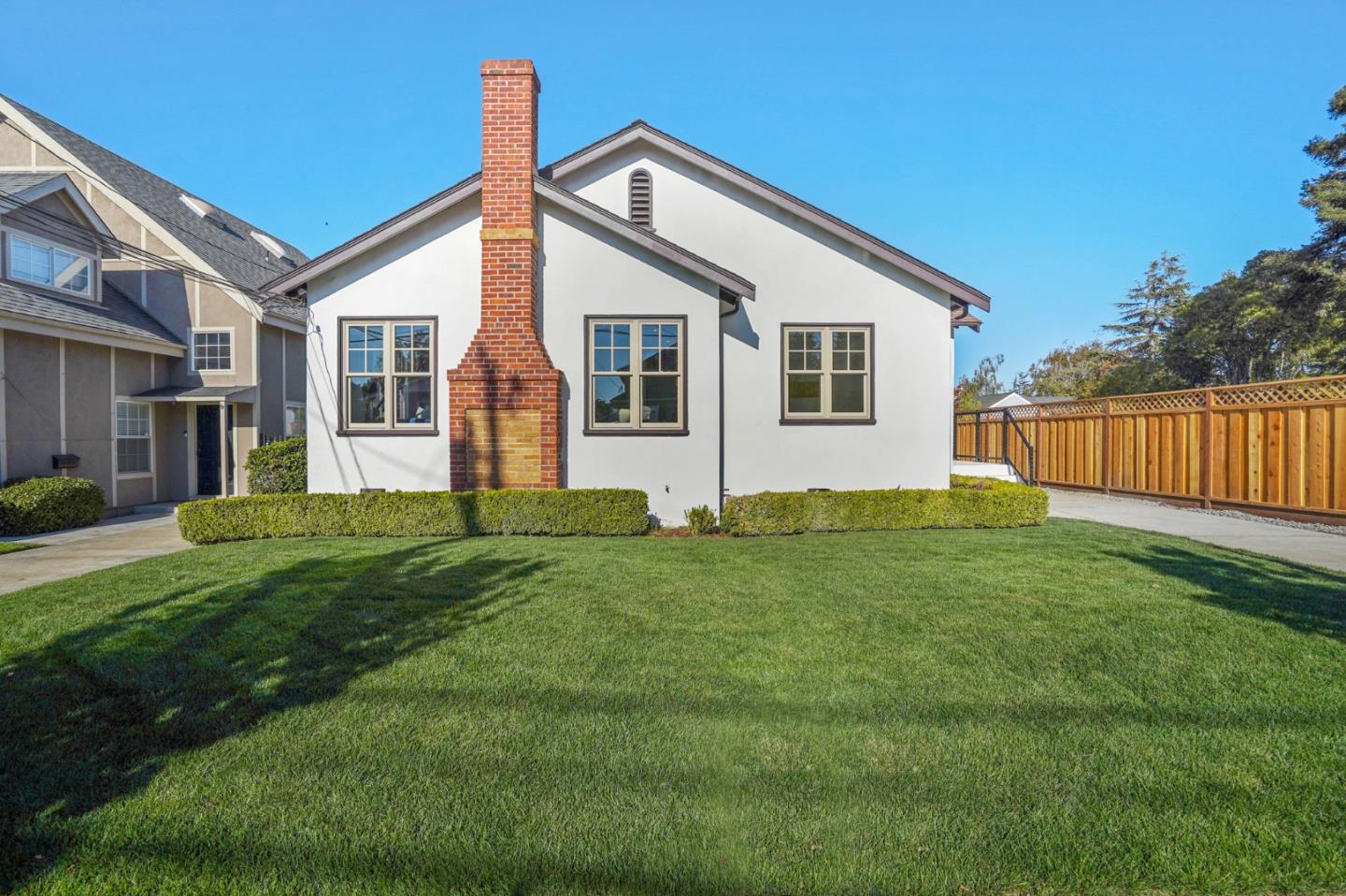 116 Channing Road Burlingame, CA 94010 - Photo 10 of 10 a front view of house with yard and green space