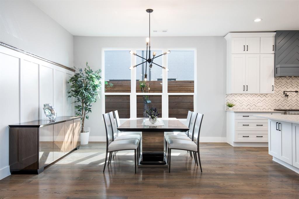 2093 Holt Way Grapevine, TX 76051 - Photo 10 of 40 a view of a dining room with furniture window and wooden floor