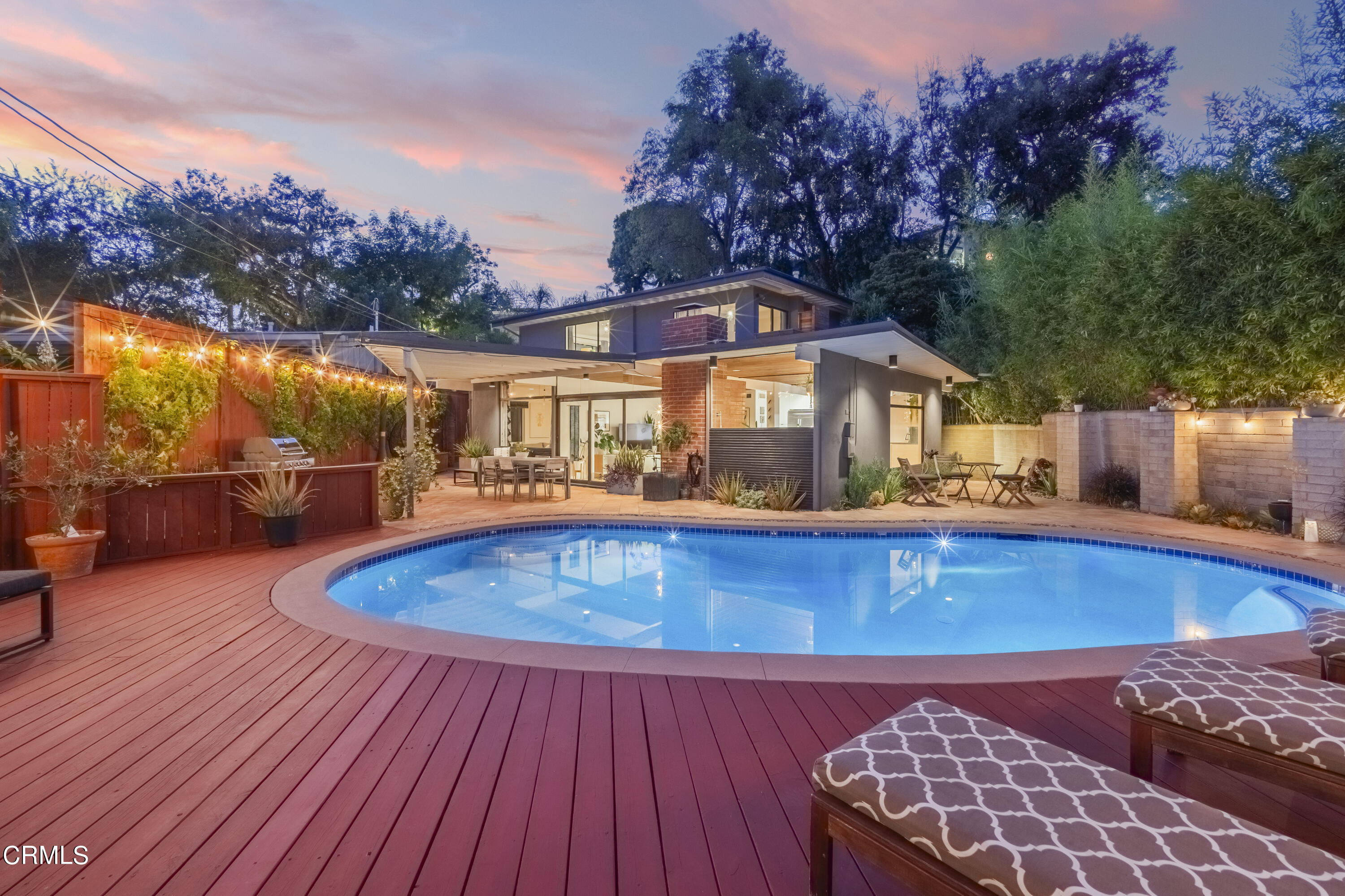 444 Sequoia Drive Pasadena, CA 91105 - Photo 1 of 38 swimming pool view with a seating space and a garden view
