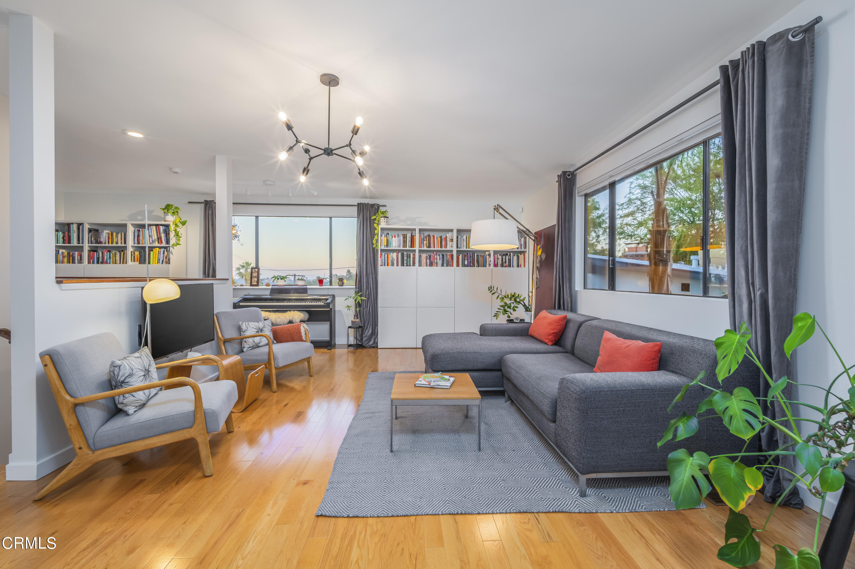 444 Sequoia Drive Pasadena, CA 91105 - Photo 23 of 38 a living room with furniture fireplace and a large window