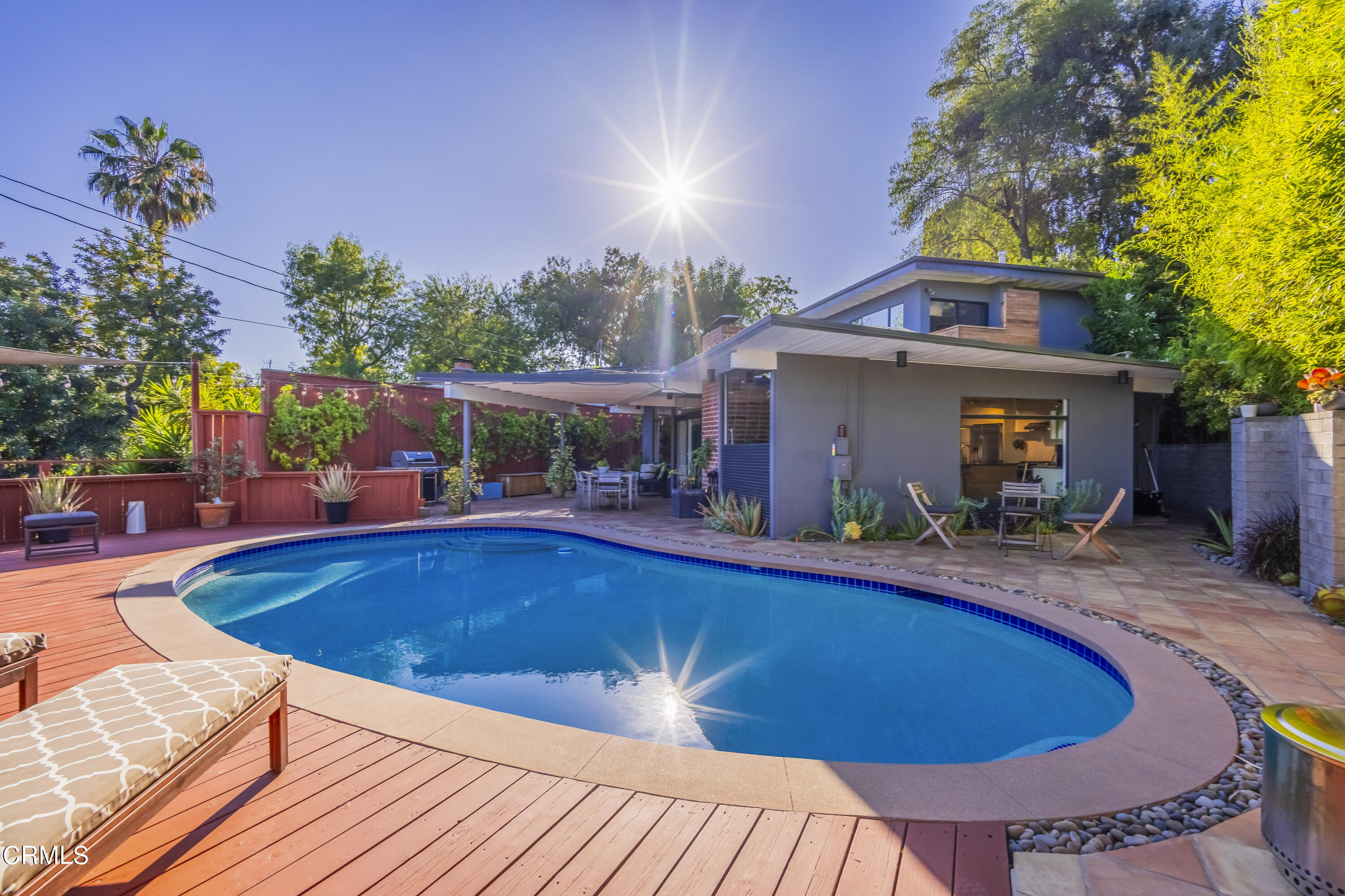 444 Sequoia Drive Pasadena, CA 91105 - Photo 34 of 38 a view of outdoor space yard swimming pool and patio