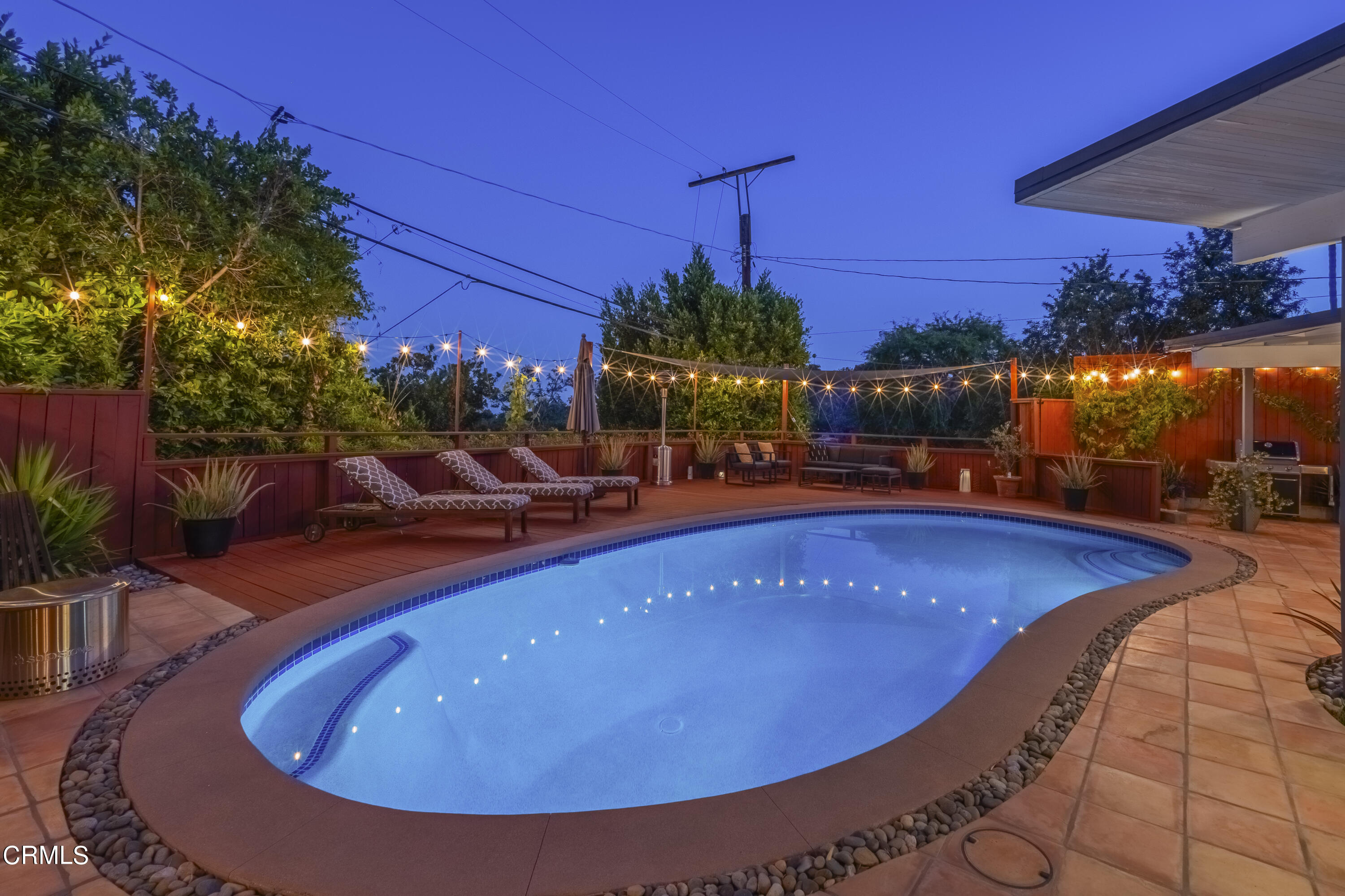 444 Sequoia Drive Pasadena, CA 91105 - Photo 37 of 38 a swimming pool with outdoor seating and yard