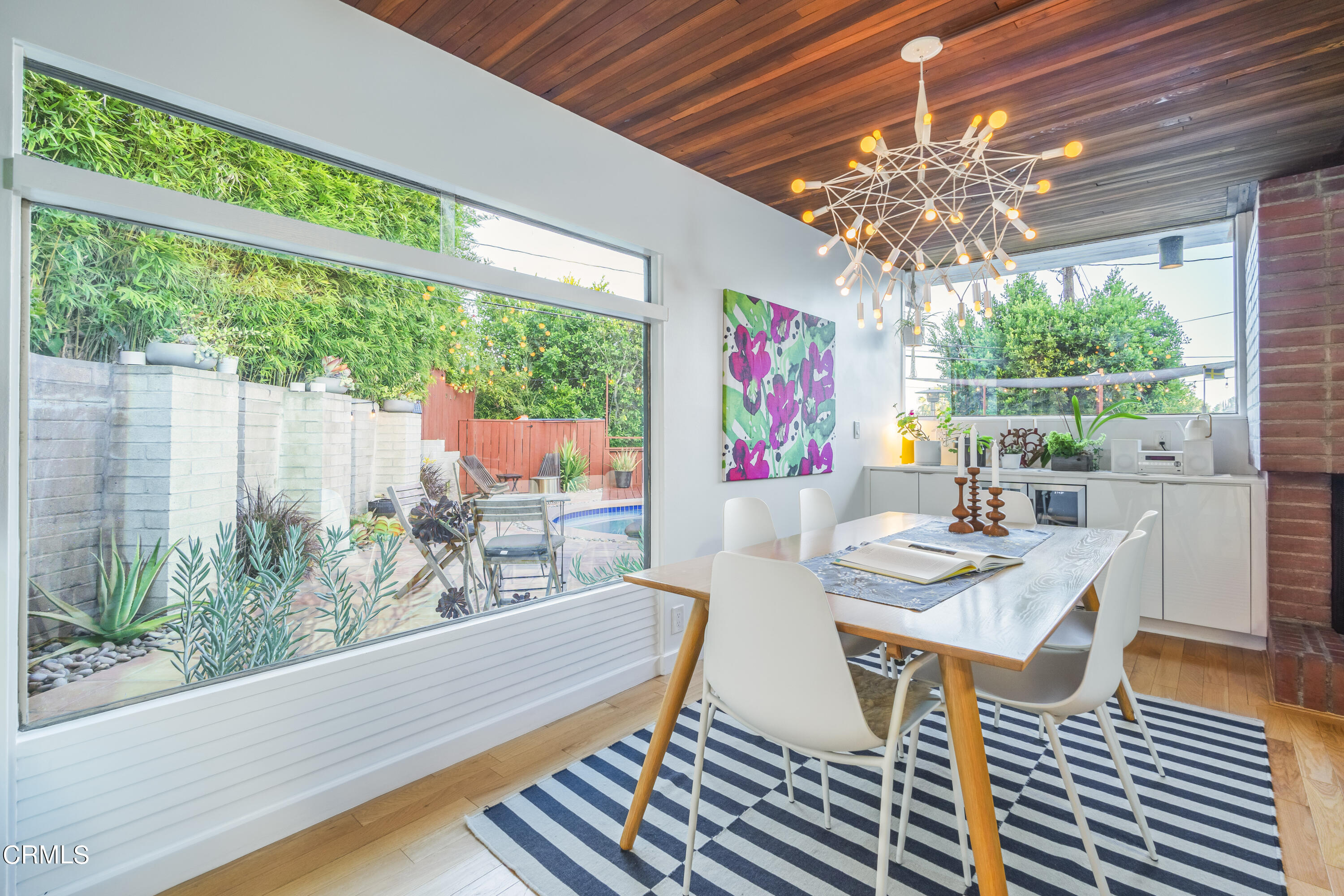 444 Sequoia Drive Pasadena, CA 91105 - Photo 6 of 38 a outdoor dining space with furniture and garden view