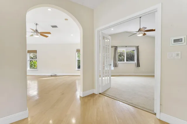 wooden floor in an empty room