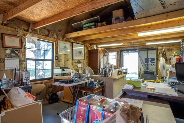 a view of outdoor space with seating area