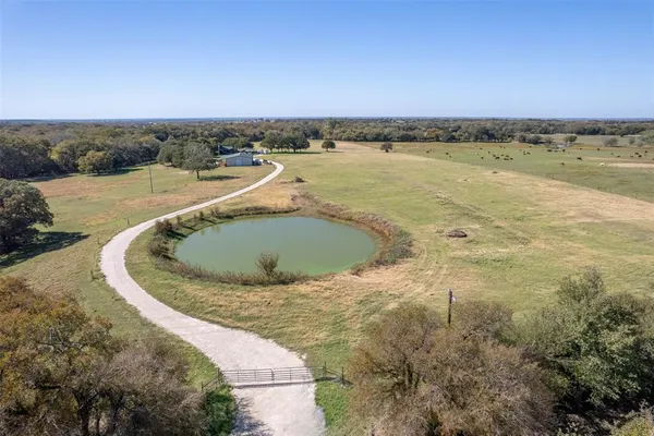 an aerial view of a houses