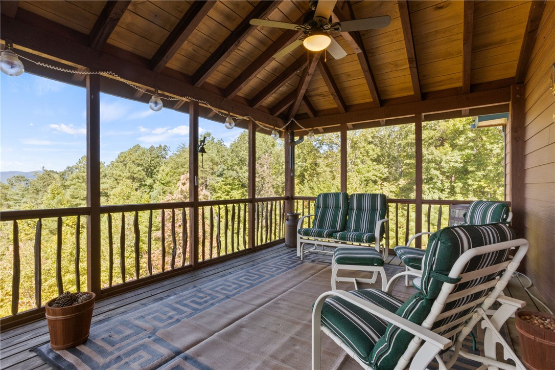 271 Jocassee Ridge Way Salem, SC 29676 - Photo 13 of 50 Screened in porch w ceiling fan