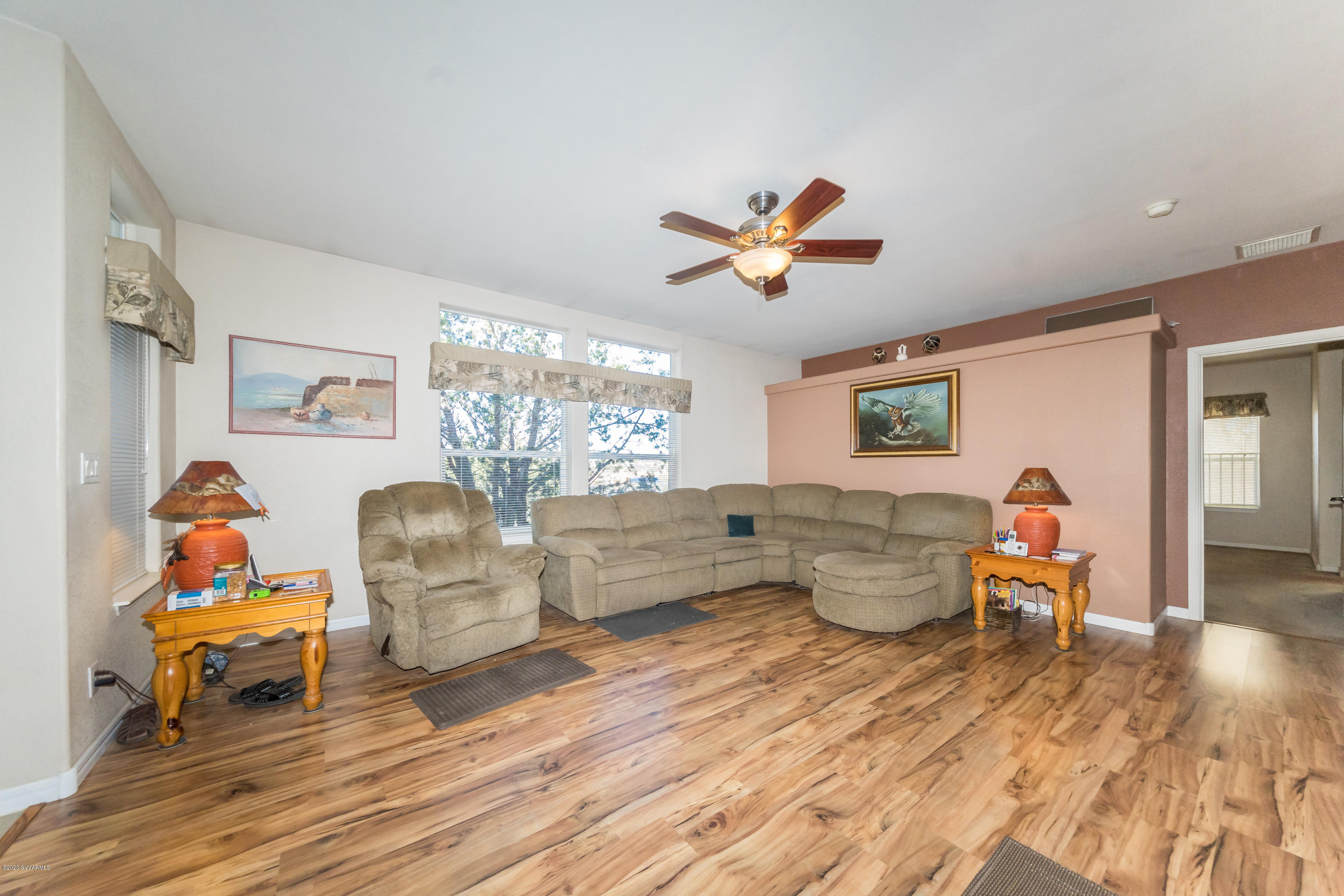 2995 North Coach Road Rimrock, AZ 86335 - Photo 6 of 25 a living room with furniture and wooden floor