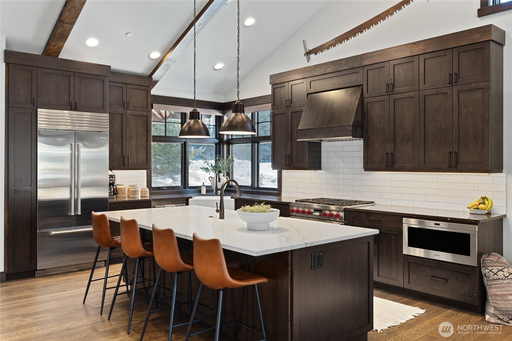120 Rocky Run Loop Cle Elum, WA 98922 - Photo 3 of 37 a kitchen with stainless steel appliances a sink stove and refrigerator