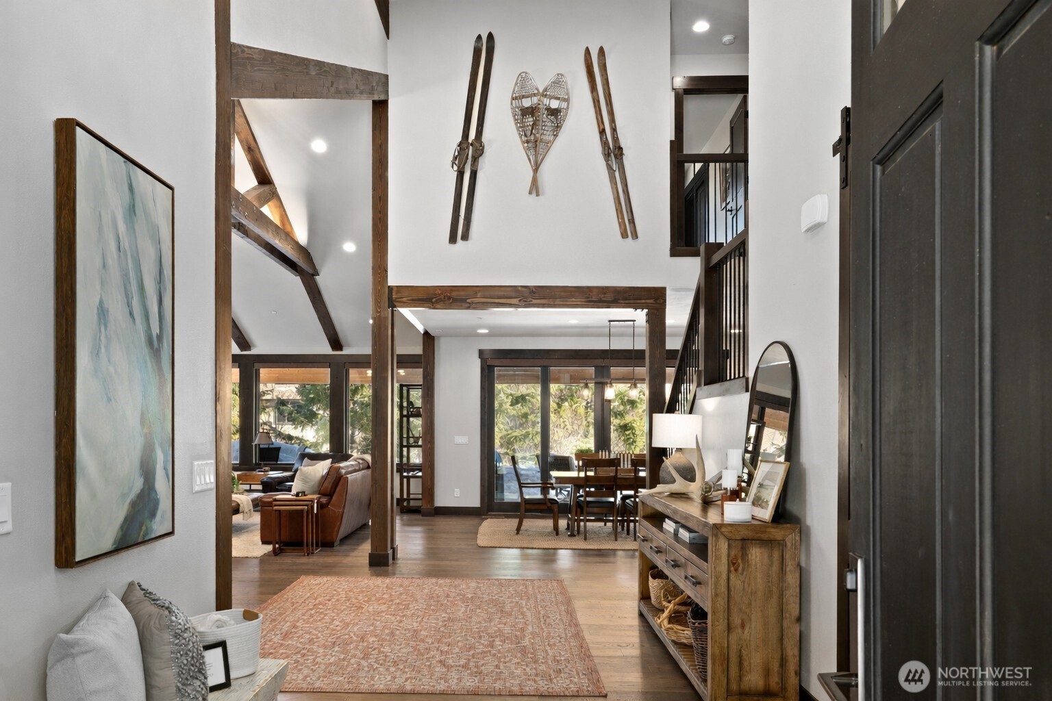 120 Rocky Run Loop Cle Elum, WA 98922 - Photo 6 of 37 a view of living room with furniture and a large window