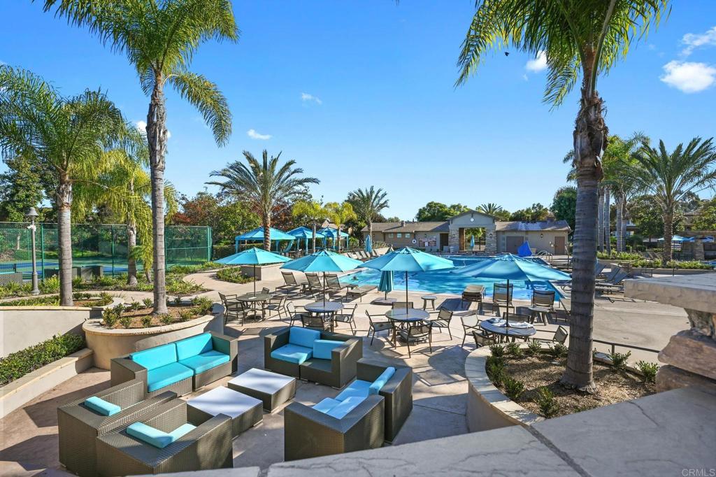 3524 North Fork Avenue Carlsbad, CA 92010 - Photo 35 of 37 a view of swimming pool with outdoor seating and plants