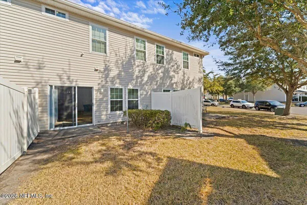 a view of an outdoor space and a yard