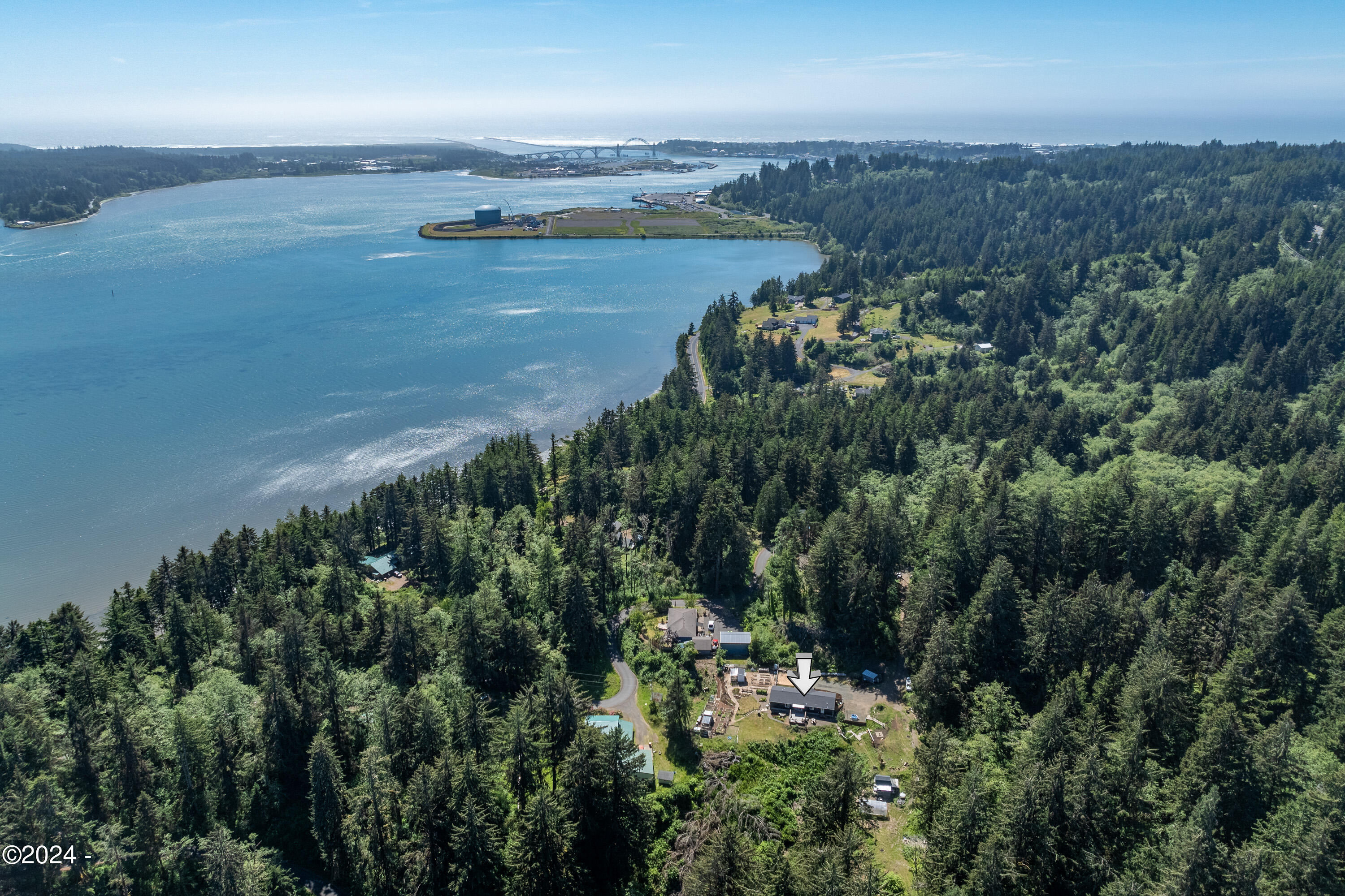 405 Southeast John Nye Road Newport, OR 97365 - Photo 47 of 54 Ariel drone photo