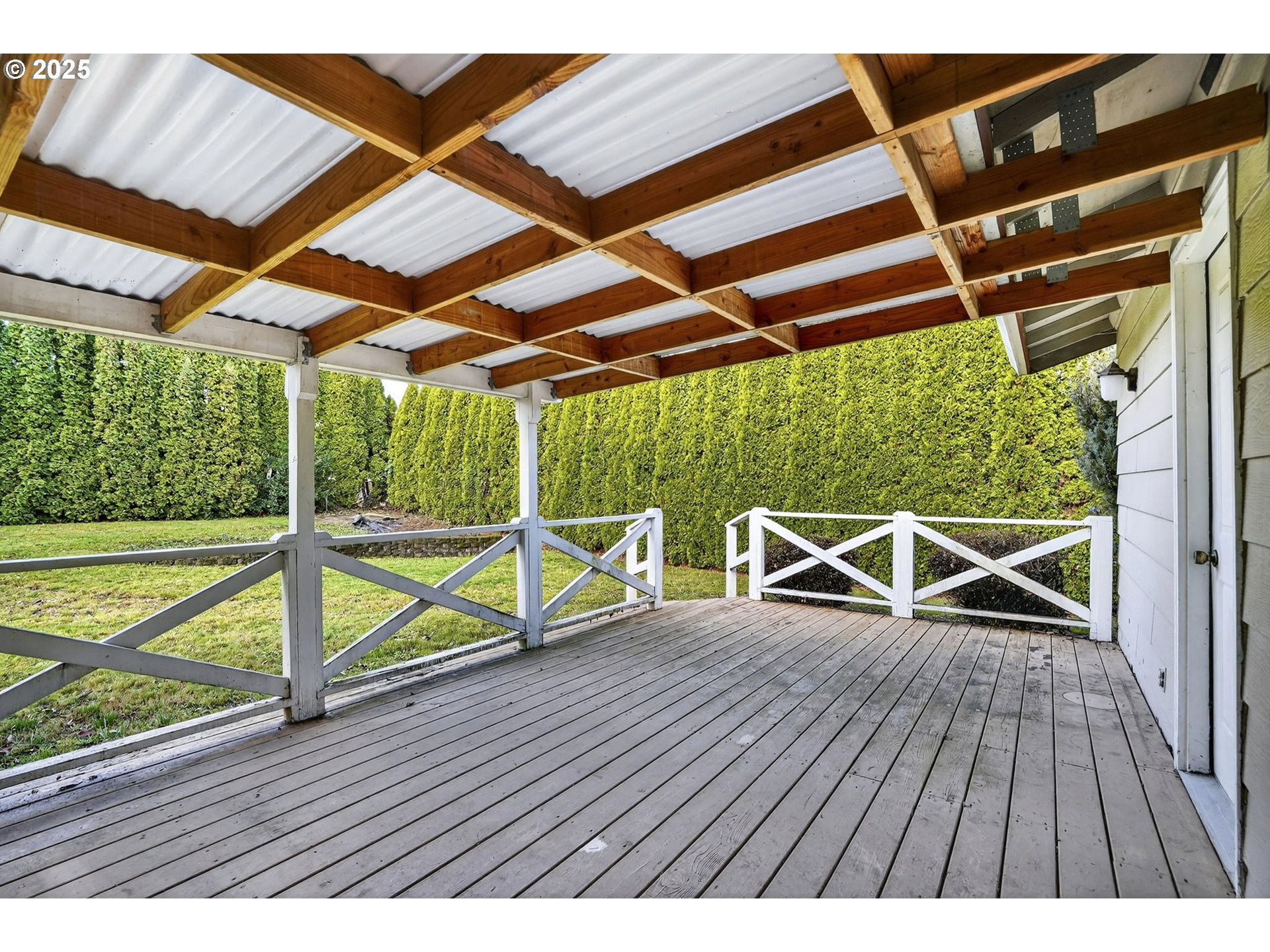 1427 Southeast Wendy Avenue Gresham, OR 97080 - Photo 28 of 35 an outdoor space with wooden floor