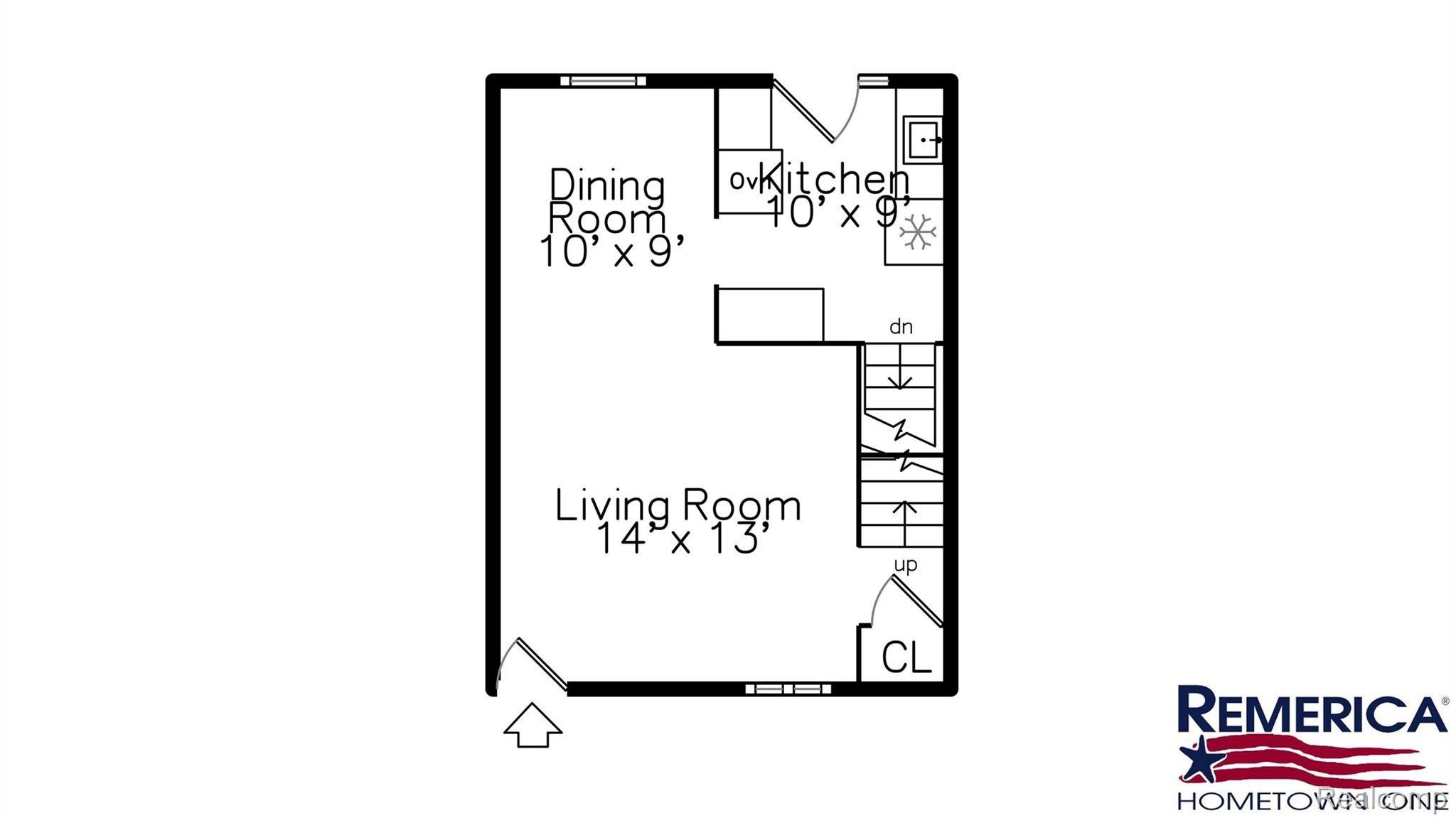 1735 Graefield Road, Unit 117 Birmingham, MI 48009 - Photo 34 of 36 First Floor Plan