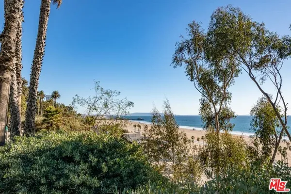 a view of ocean with outdoor space
