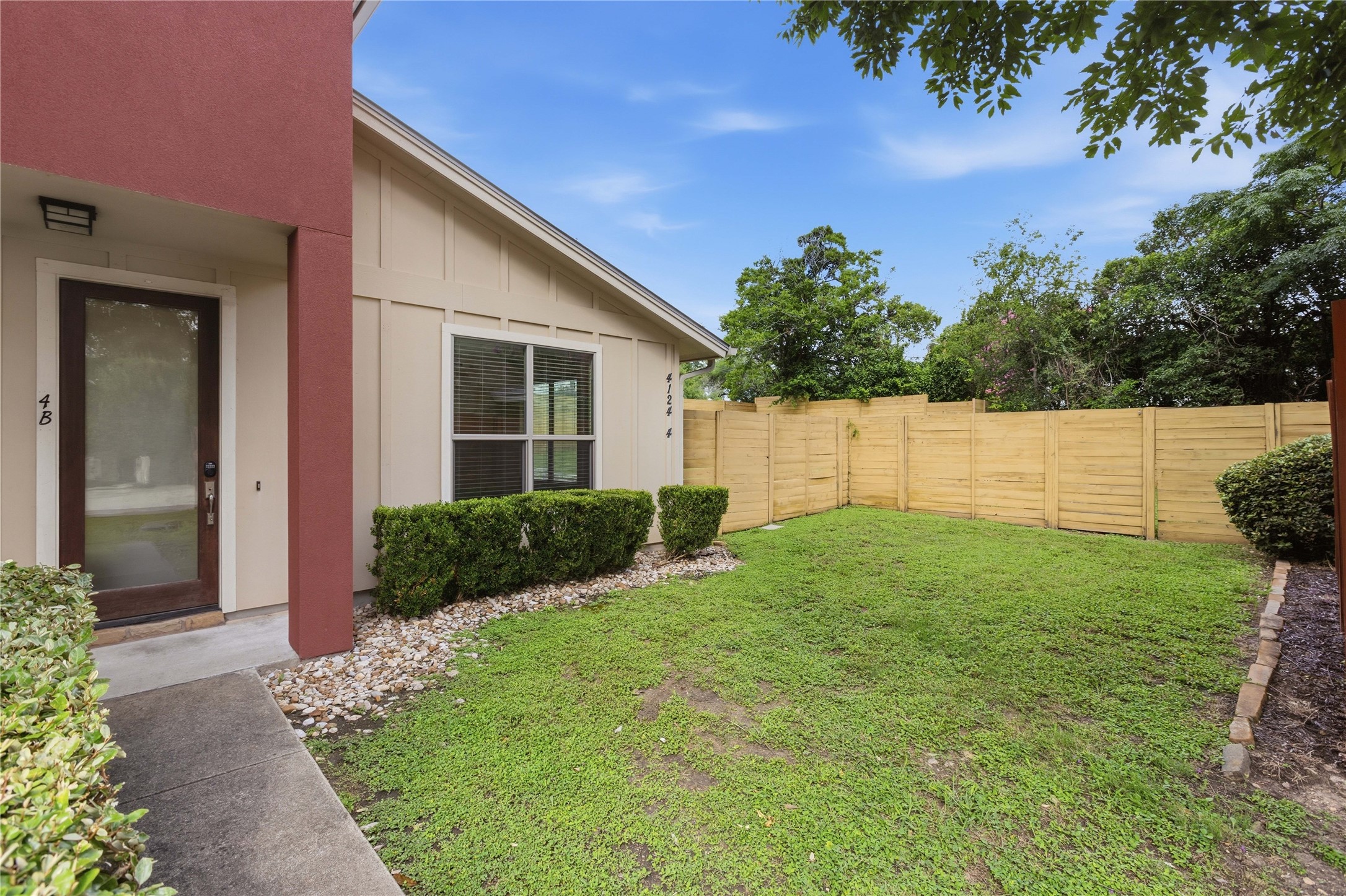 4124 Valley View Road, Unit 4A & 4B Austin, TX 78704 - Photo 2 of 40 A private, fenced yard provides ample space for outdoor enjoyment.