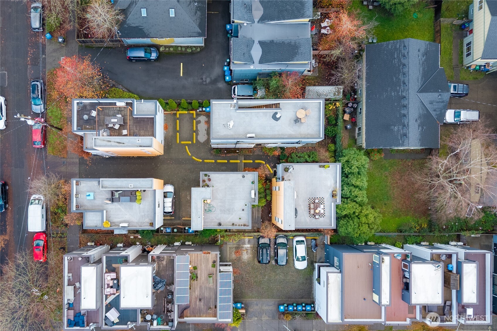 730 25th Avenue South Seattle, WA 98144 - Photo 34 of 38 an aerial view of residential houses with outdoor space