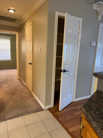 a view of a walk in closet