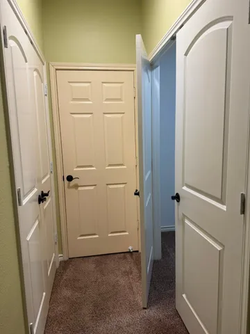 a view of a room with an empty space