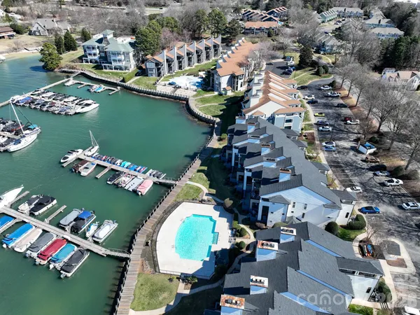 a view of a building with a yard