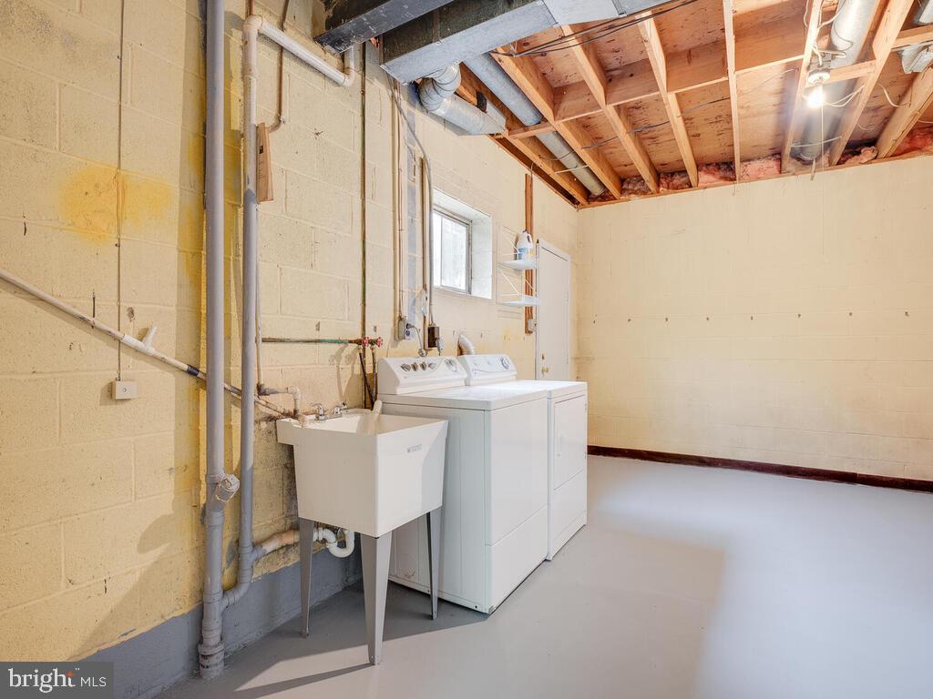 5316 Tolson Road Temple Hills, MD 20748 - Photo 67 of 69 Lower Level 2- Unfinished area- washer/dryer #2