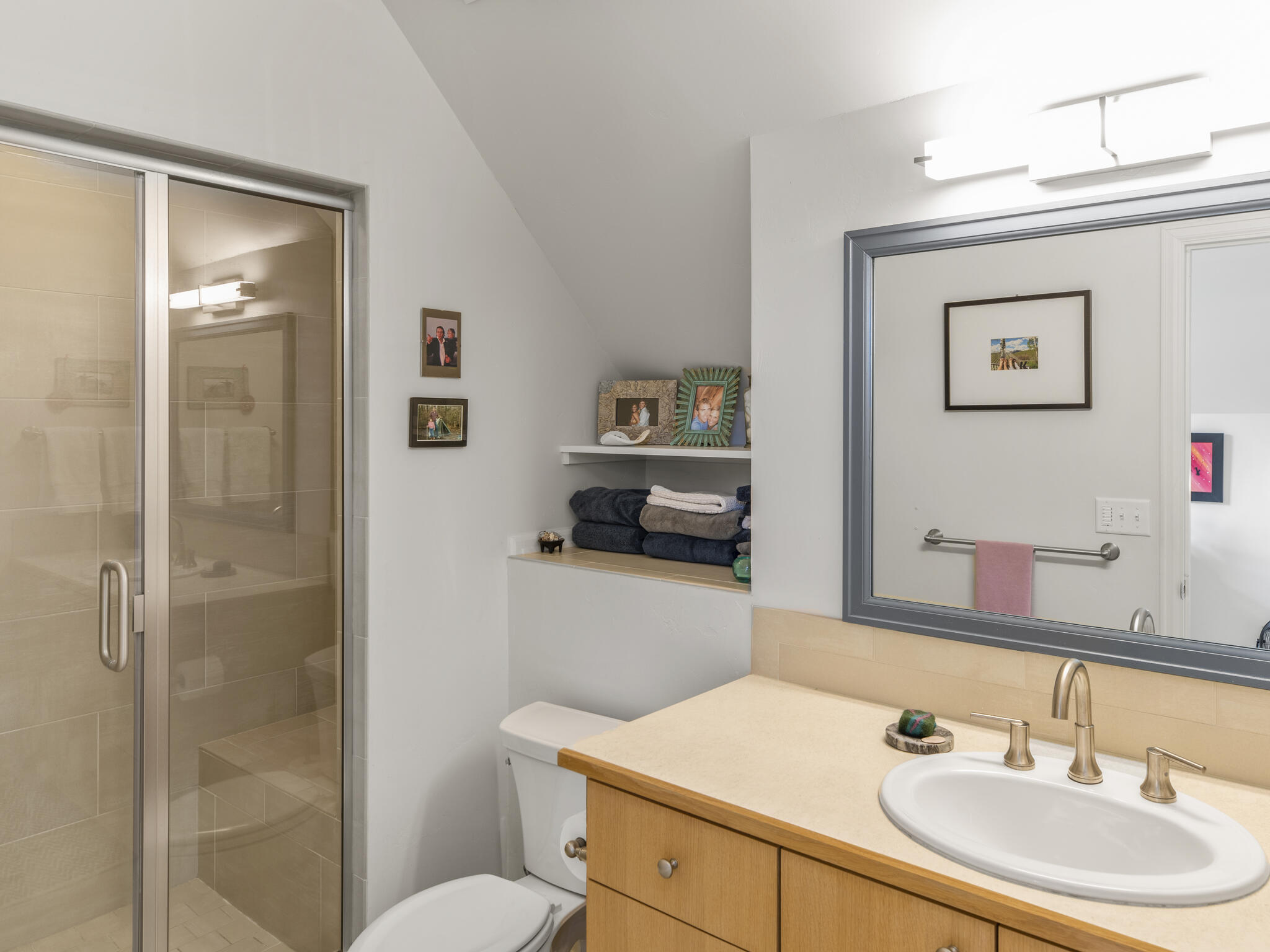 165 Alexander Overlook Telluride, CO 81435 - Photo 19 of 27 a bathroom with a sink toilet and shower