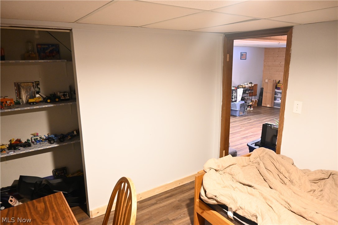 94 North 5th Street Rittman, OH 44270 - Photo 18 of 27 Bonus room with wood-type flooring and a drop ceiling