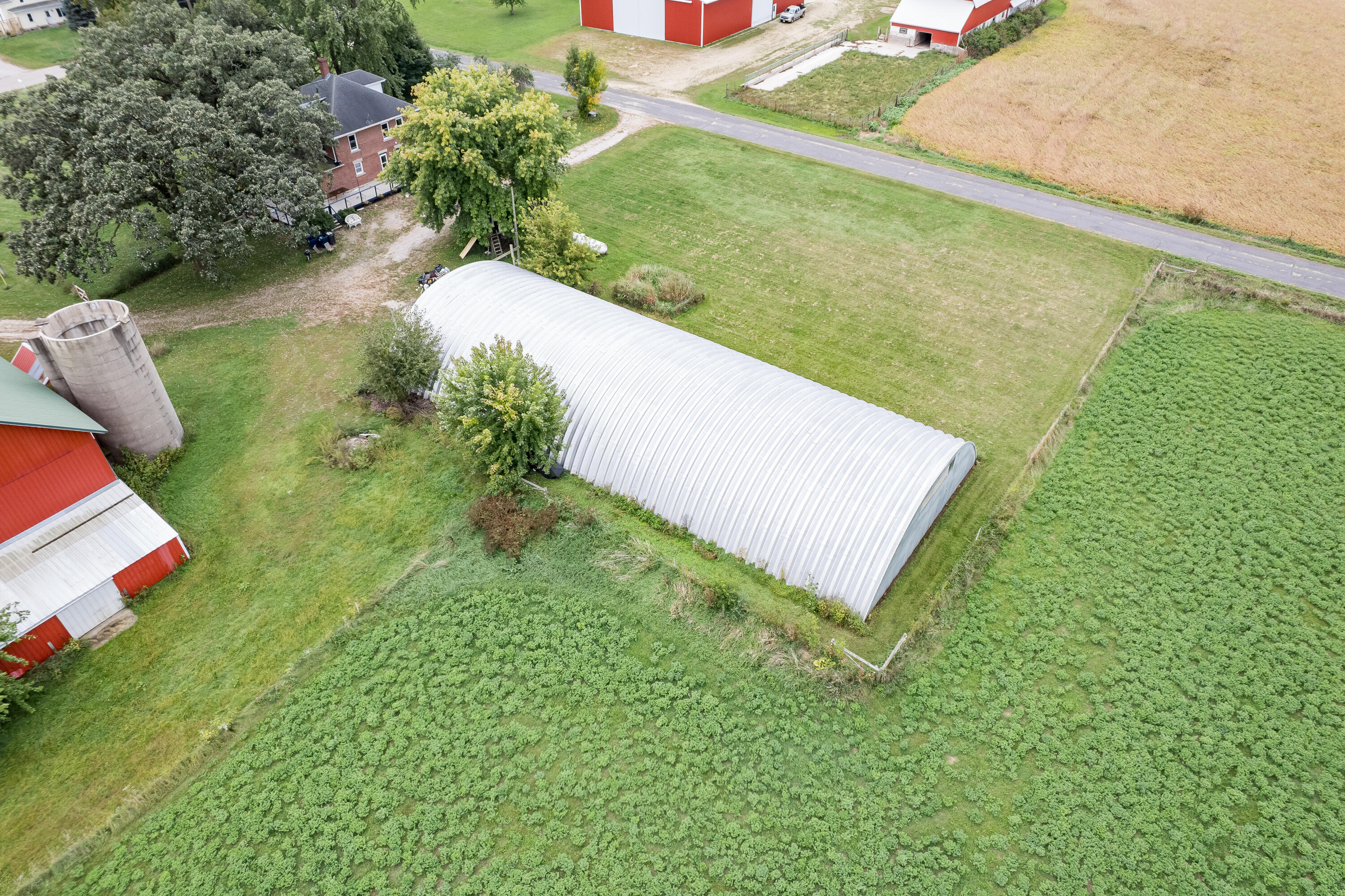 W12040 Sullivan Road Portland, WI 53594 - Photo 12 of 45 Aerial Quonset Shed