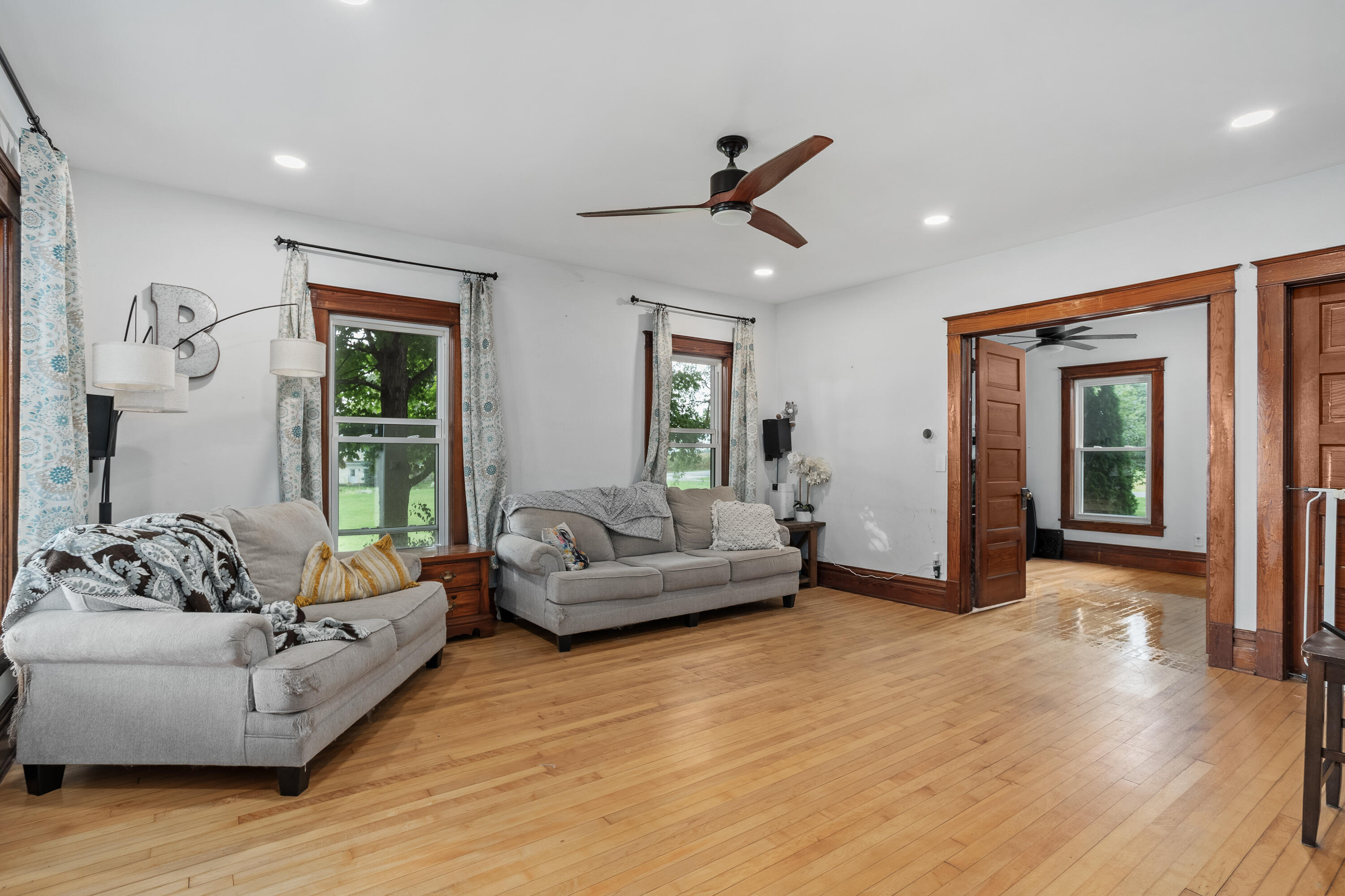 W12040 Sullivan Road Portland, WI 53594 - Photo 17 of 45 Living room to den view