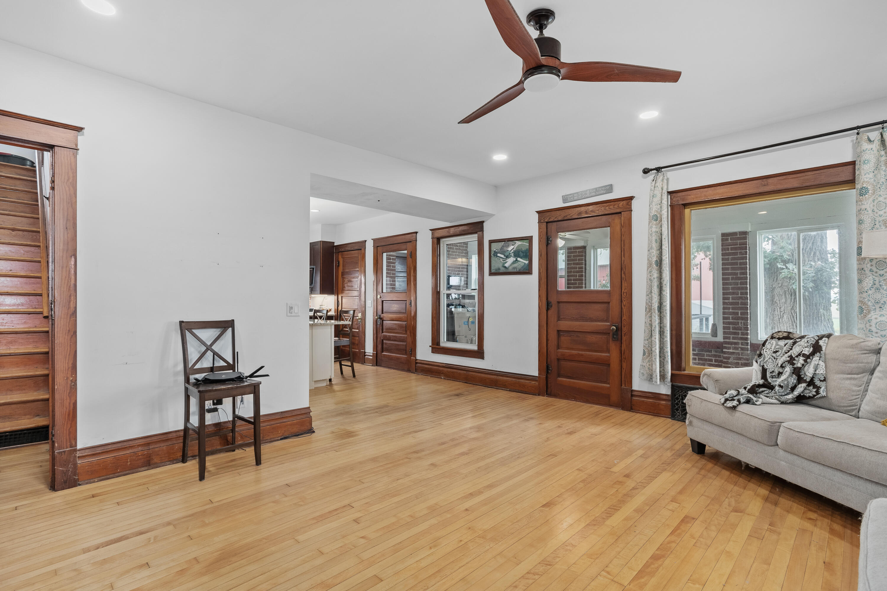 W12040 Sullivan Road Portland, WI 53594 - Photo 18 of 45 Living room to front porch view