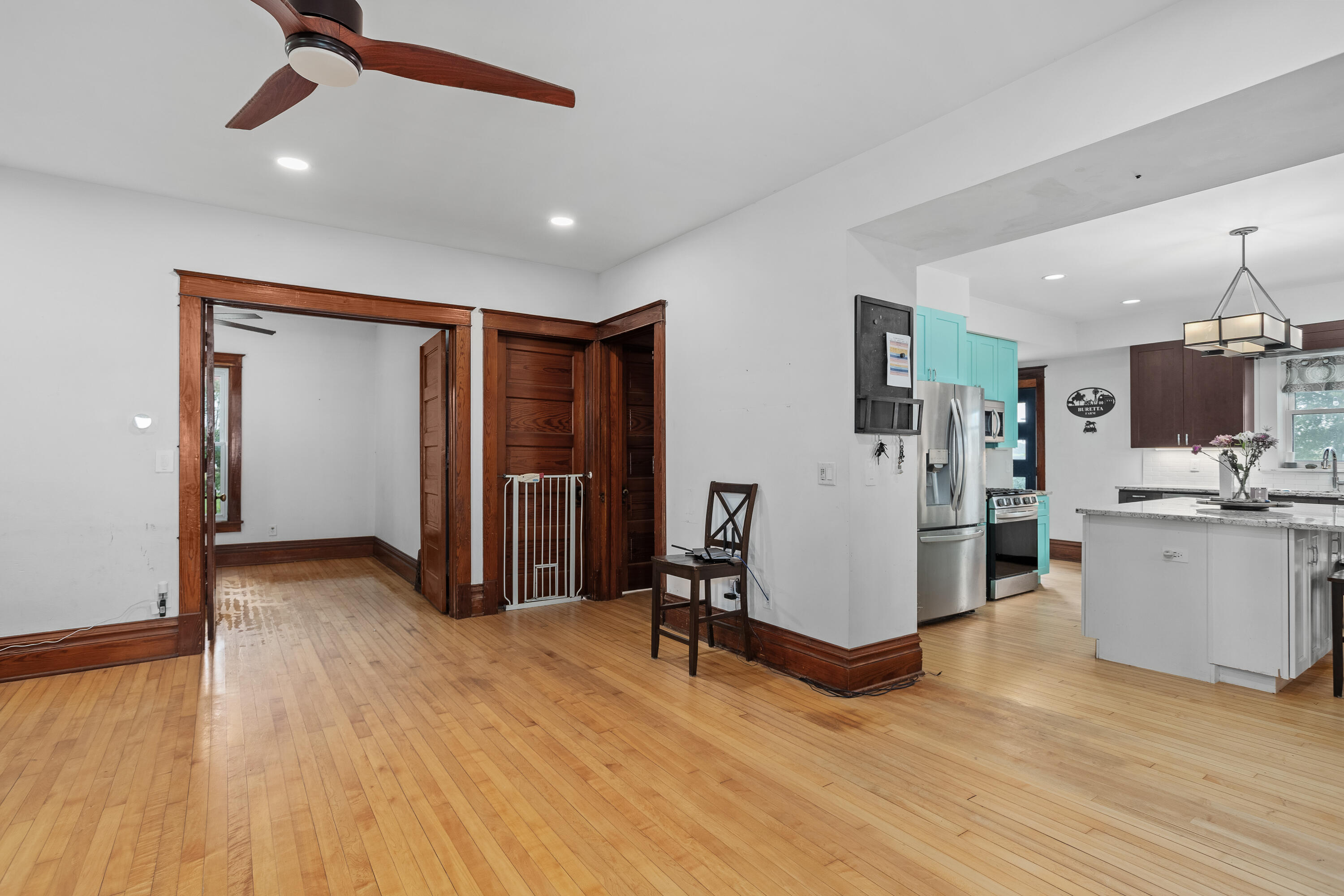 W12040 Sullivan Road Portland, WI 53594 - Photo 19 of 45 Living room to kitchen view