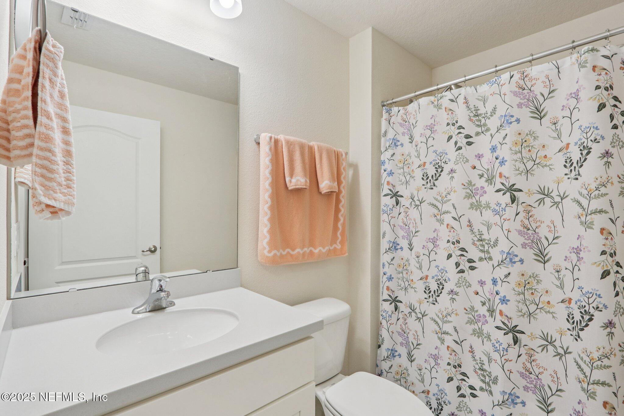 4100 Spring Creek Lane Middleburg, FL 32068 - Photo 19 of 58 a bathroom with a sink and a mirror