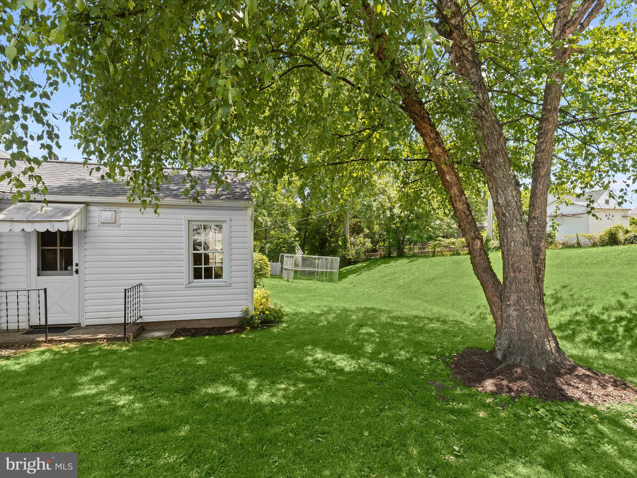 1229-7 Seven Oaks Road Halethorpe, MD 21227 - Photo 33 of 38 a view of a backyard with a large tree