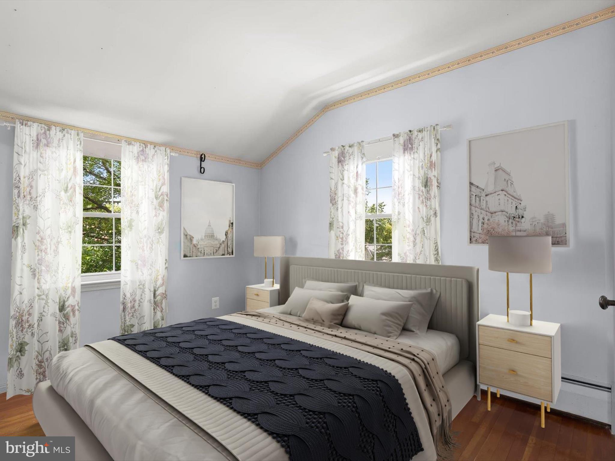 1229-7 Seven Oaks Road Halethorpe, MD 21227 - Photo 5 of 38 a bedroom with a bed and a window