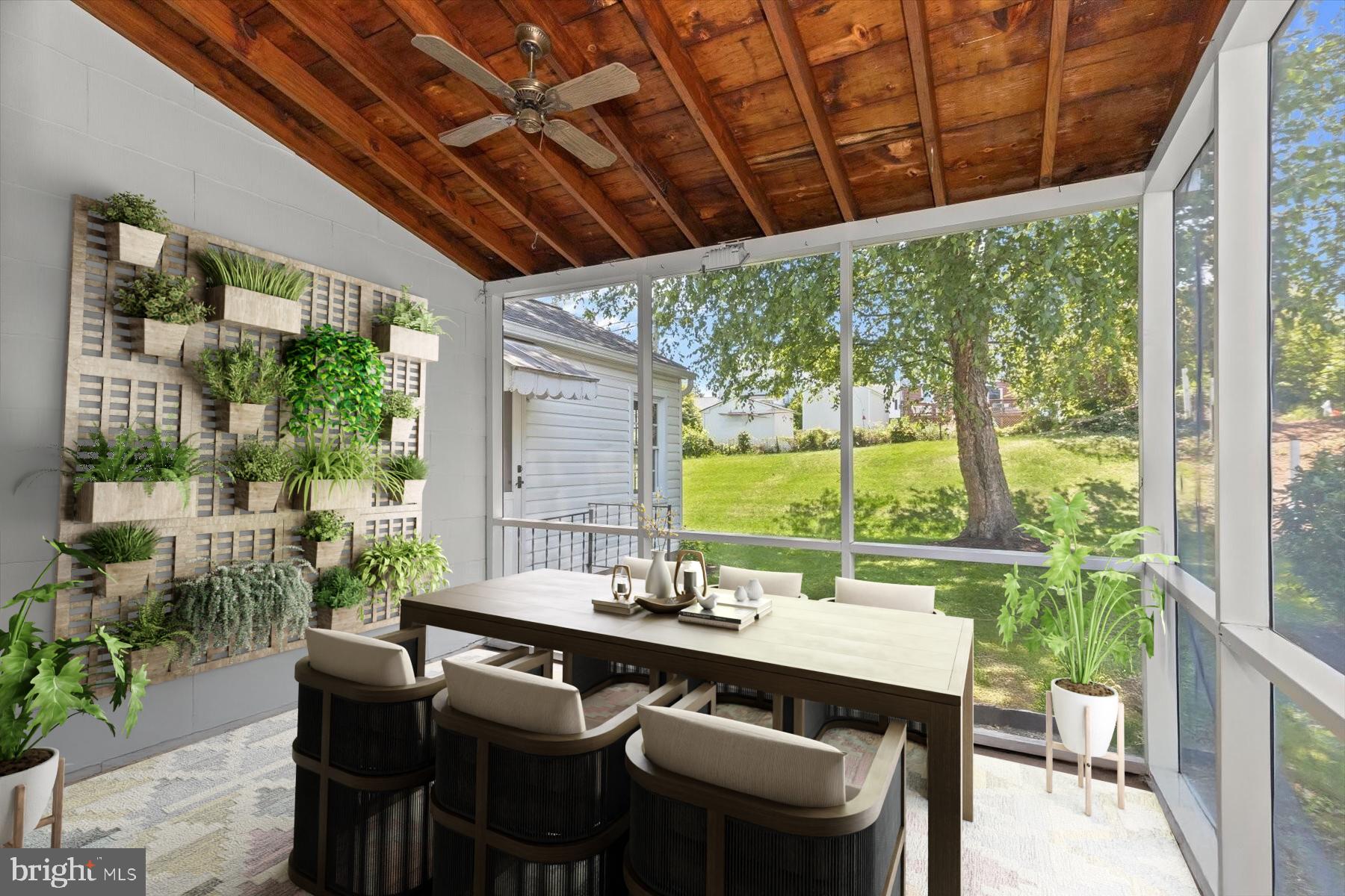 1229-7 Seven Oaks Road Halethorpe, MD 21227 - Photo 7 of 38 a outdoor dining space with furniture and yard