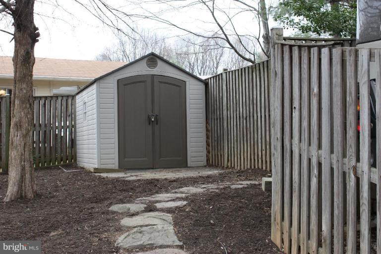 10169 Wavell Road Fairfax, VA 22032 - Photo 18 of 30 View of shed inside the fully fenced .45 ac lot