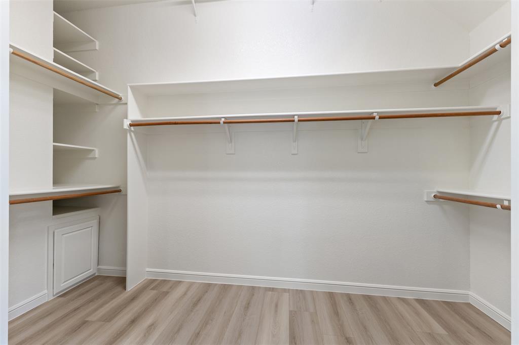 615 West Aurora Vista Trail Aurora, TX 76078 - Photo 22 of 40 a view of an empty walk in closet