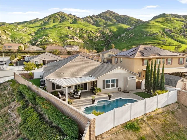 a view of a house with a ocean view