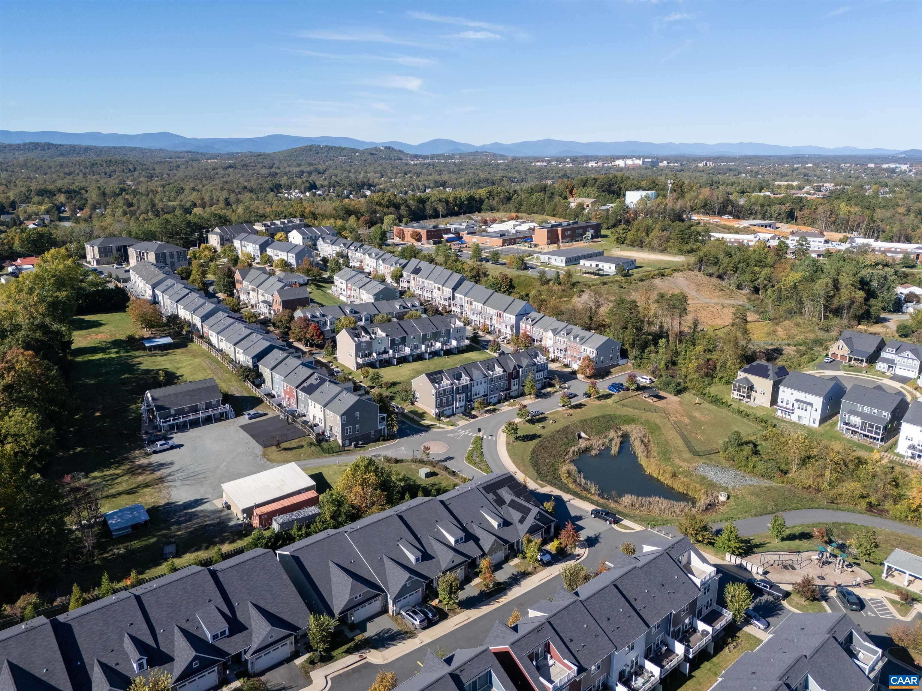 2146 Avinity Loop Charlottesville, VA 22902 - Photo 21 of 27 an aerial view of a city