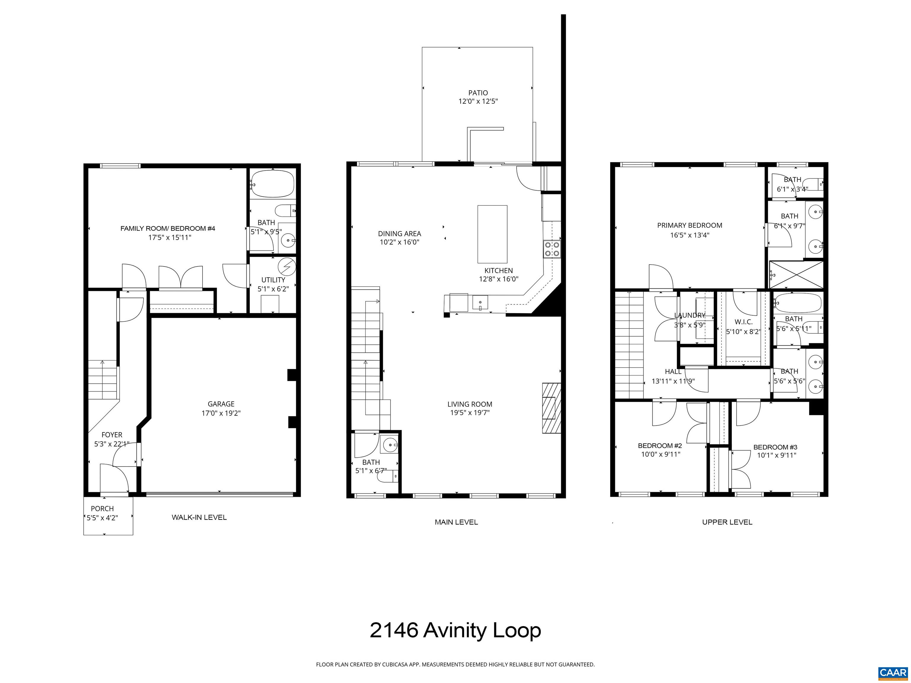 2146 Avinity Loop Charlottesville, VA 22902 - Photo 27 of 27 a black and white photo of a floor