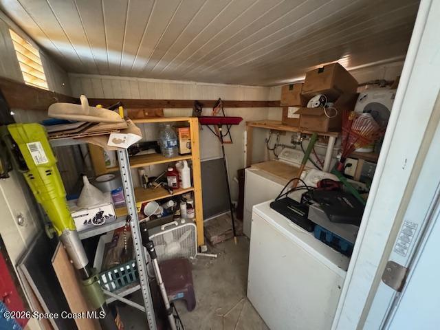 320 Akron Way Rockledge, FL 32955 - Photo 14 of 24 a view of walk in closet with clothes