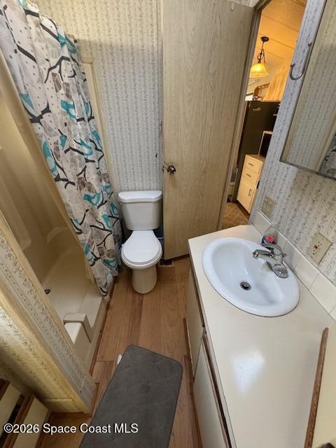 320 Akron Way Rockledge, FL 32955 - Photo 5 of 24 a bathroom with a sink toilet and mirror