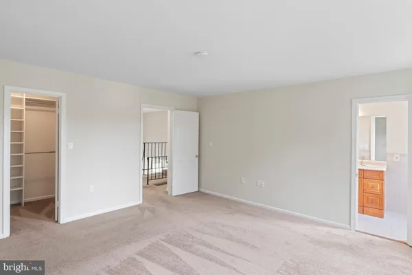 a view of an empty room