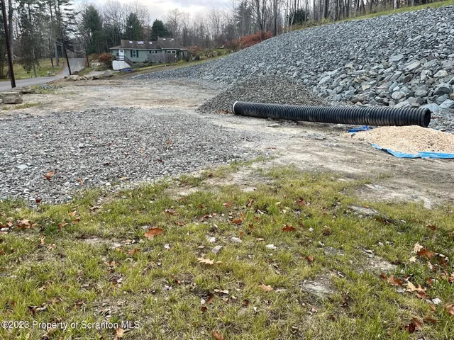 a view of road with trees
