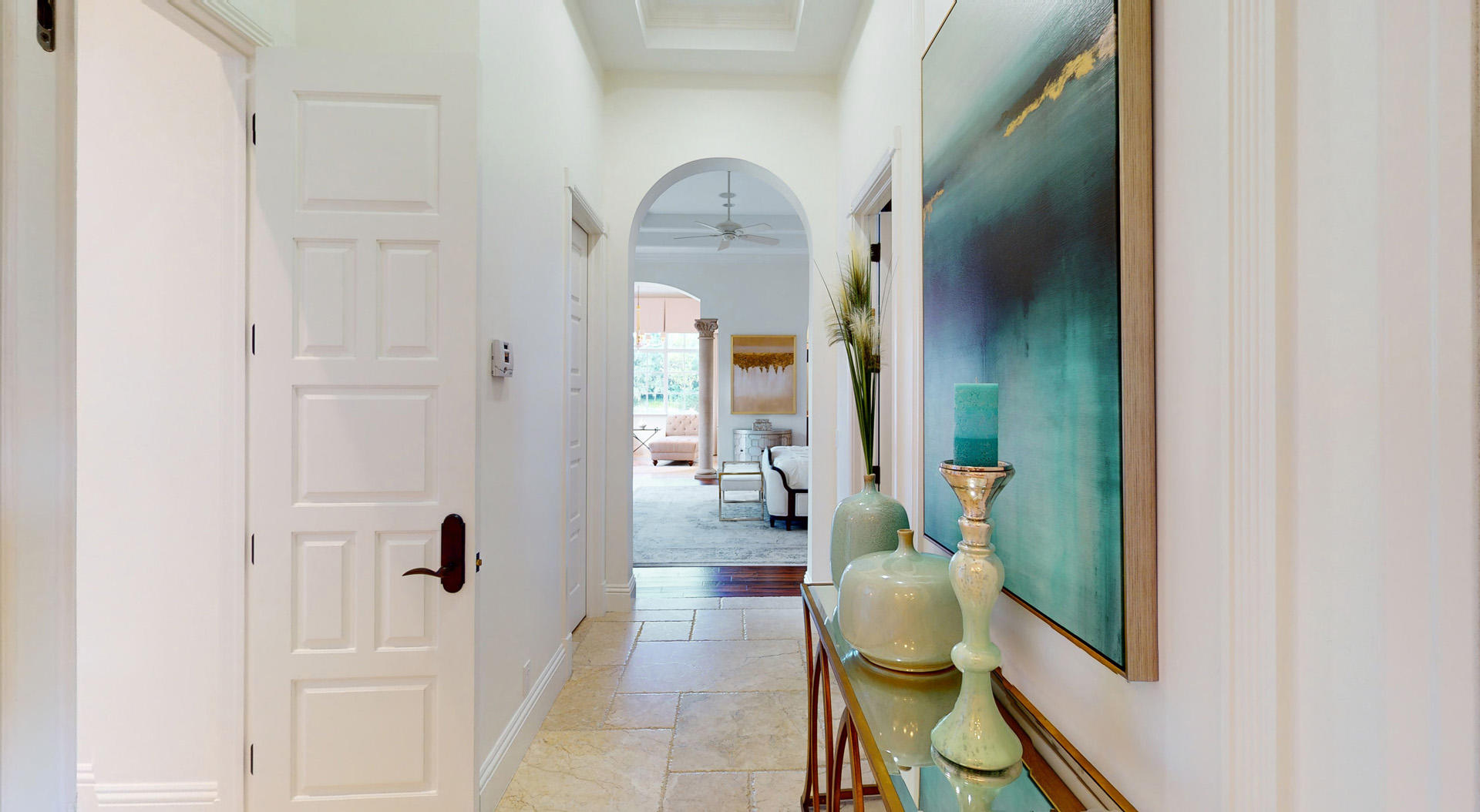17130 Ave Le Rivage Boca Raton, FL 33496 - Photo 15 of 38 HALLWAY_TO_MASTER
