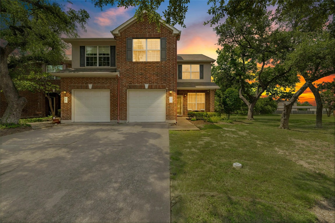 front view of house with a yard