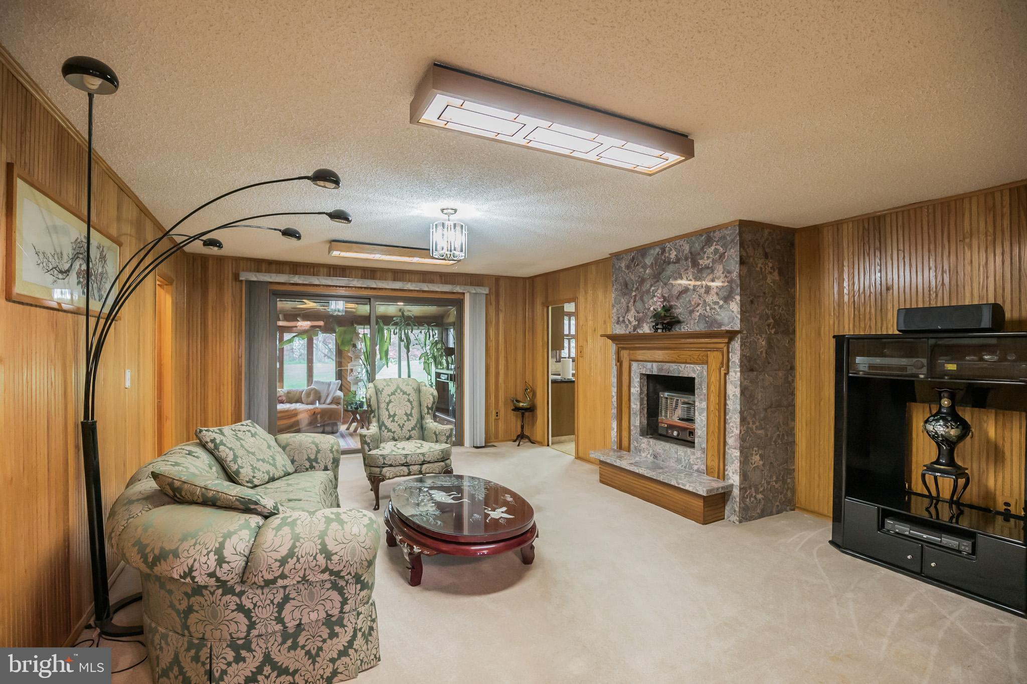 622 Ashton Road Bensalem, PA 19020 - Photo 15 of 29 Family room with marble fireplace