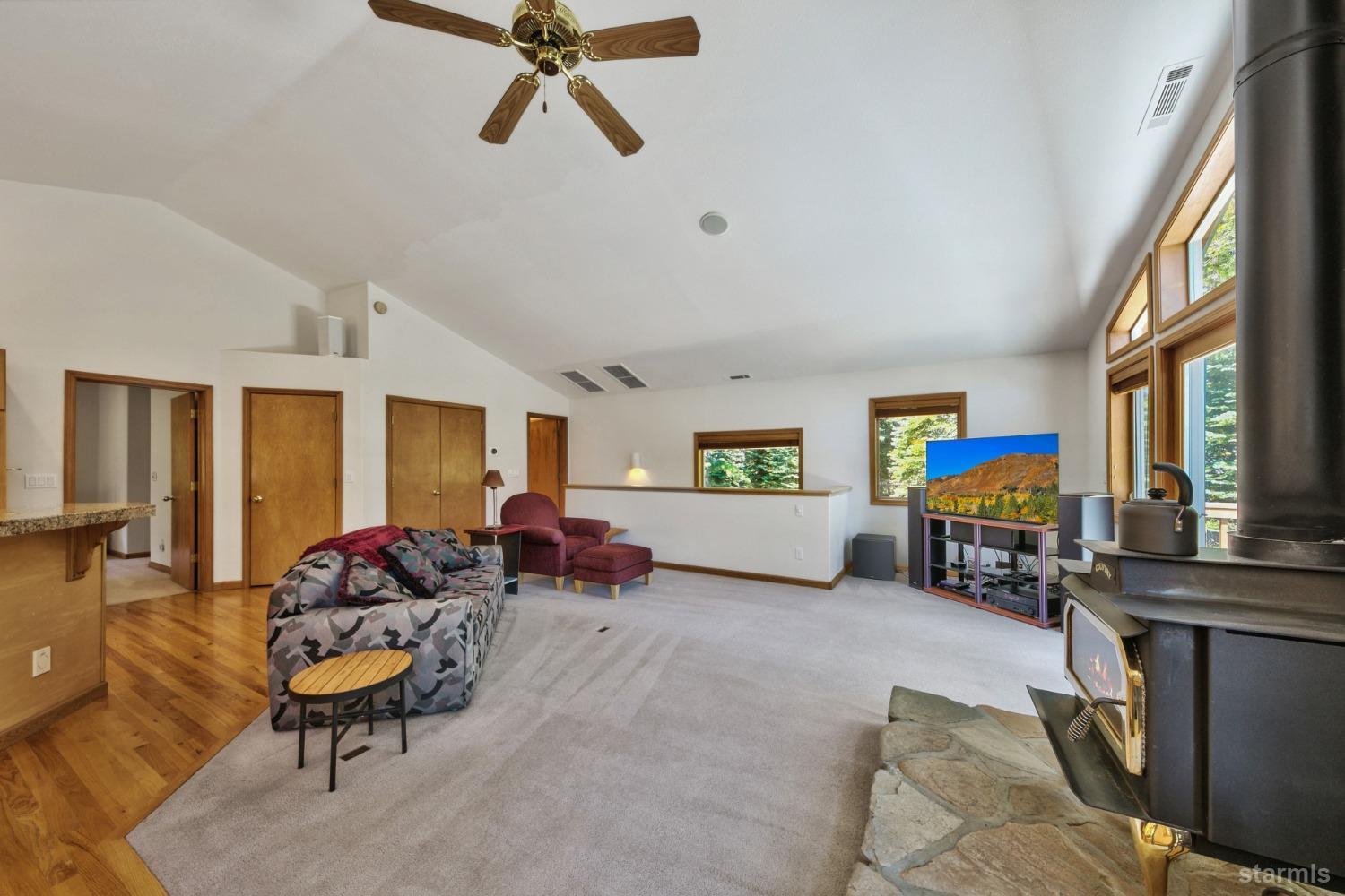 34235 Fremont Road Kirkwood, CA 95646 - Photo 7 of 29 a living room with furniture and a flat screen tv