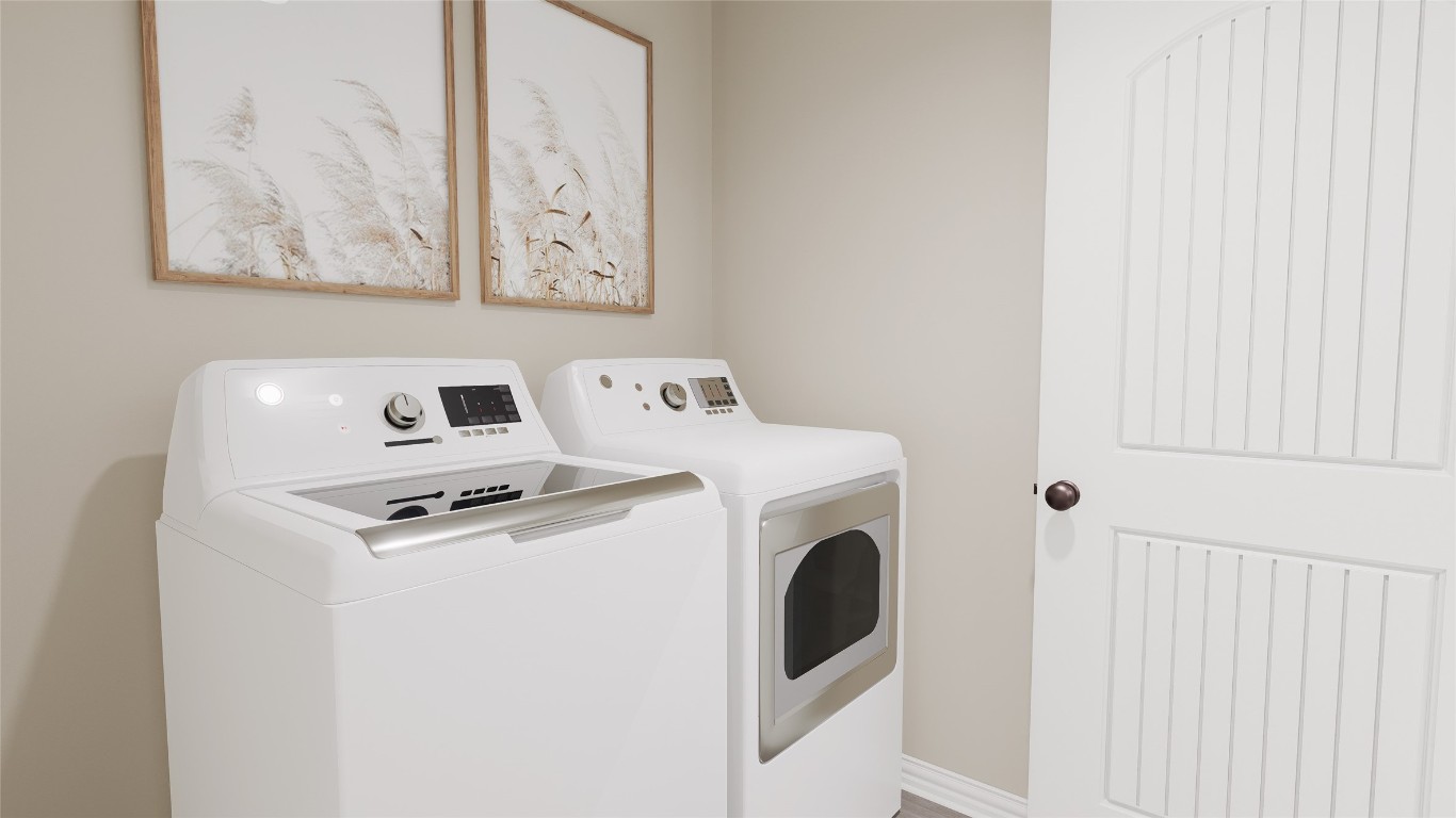 3820 Keller Road Temple, TX 76504 - Photo 19 of 21 a utility room with dryer and washer